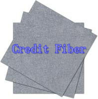 Sintered fiber felt