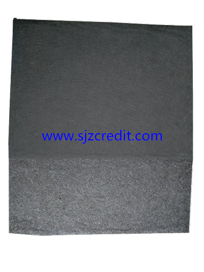 Sintered fiber felt