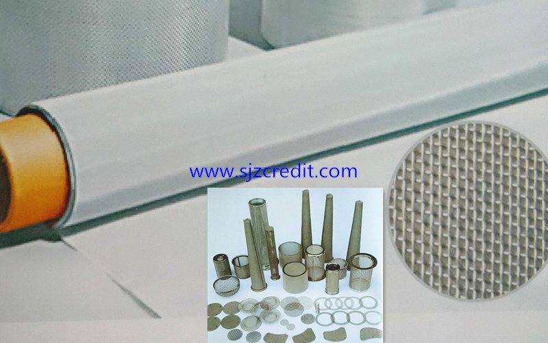 Metallic wire mesh filter